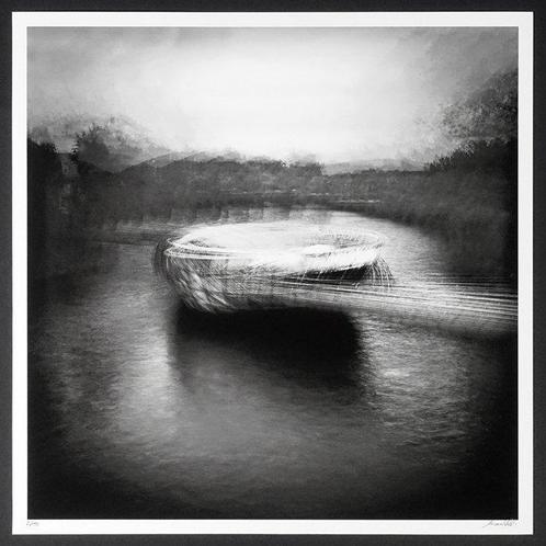 Frank Machalowski - Grazer Murinsel, Antiek en Kunst, Kunst | Schilderijen | Modern