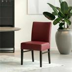 Leren eetkamerstoel Hold - Toledo Bordeaux (donkerrood) -, Ophalen of Verzenden