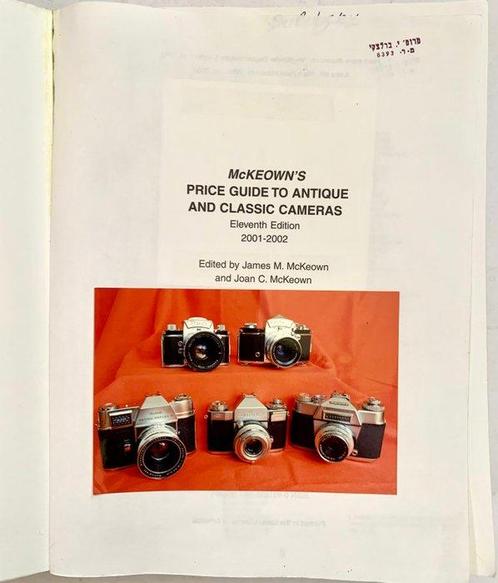 McKeown’s Price Guide to Antique & Classic Cameras,, Audio, Tv en Foto, Fotocamera's Analoog