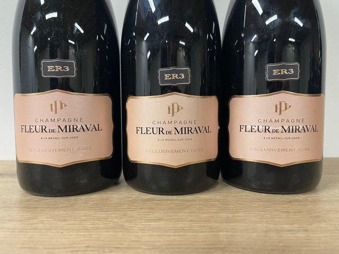 Fleur de Miraval, Exclusivement Rose ER3 - Champagne - 3, Verzamelen, Wijnen