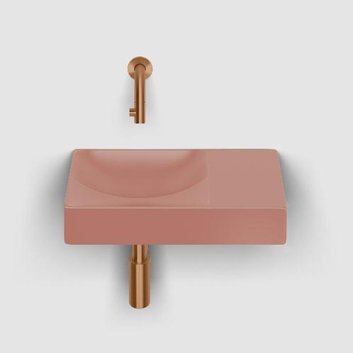 Clou Flush Fontein Zonder Kraangat Mat Roze Keramiek 36 cm, Doe-het-zelf en Bouw, Sanitair, Overige typen, Nieuw, Ophalen of Verzenden