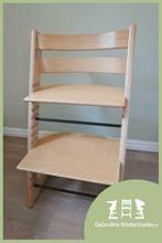 Stokke Tripp Trapp hêtre cerises noyer beuken kersen walnoot, Kinderen en Baby's, Verzenden, Zo goed als nieuw, Meegroeistoel