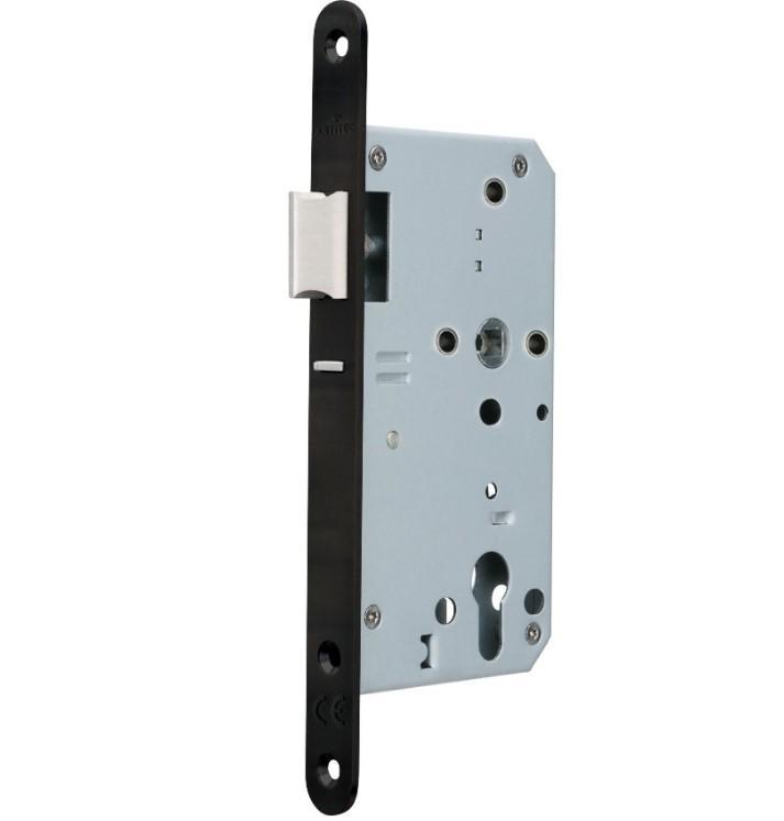 Cilinder Centraalslot KL3 brandwerend PC72 zwarte voorplaat, Doe-het-zelf en Bouw, Hang- en Sluitwerk, Klink of Kruk, Nieuw, Overige materialen