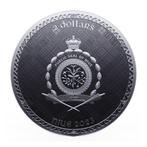 Niue. 2 Dollars 2023 1oz Niue Silver Scottish Flag Unicorn