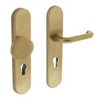 Veiligheidsbeslag SKG3 ovaal profielcilincergat 72mm mess..., Doe-het-zelf en Bouw, Ophalen of Verzenden, Nieuw, Koper of Messing