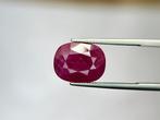 Zonder minimumprijs - 1 pcs Rood Robijn - 11.16 ct - Lotus, Handtassen en Accessoires, Edelstenen, Nieuw