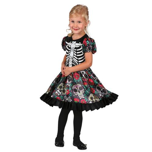 Halloween Pequena Calavera Kostuum Kind 3/4 jaar, Kinderen en Baby's, Carnavalskleding en Verkleedspullen, Nieuw, Verzenden