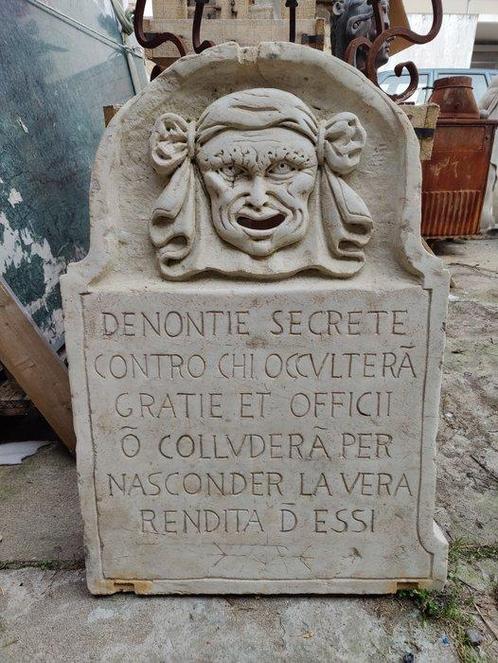 Sculpture, Magnifica bocca delle denunce in marmo - Venezia, Antiek en Kunst, Curiosa en Brocante