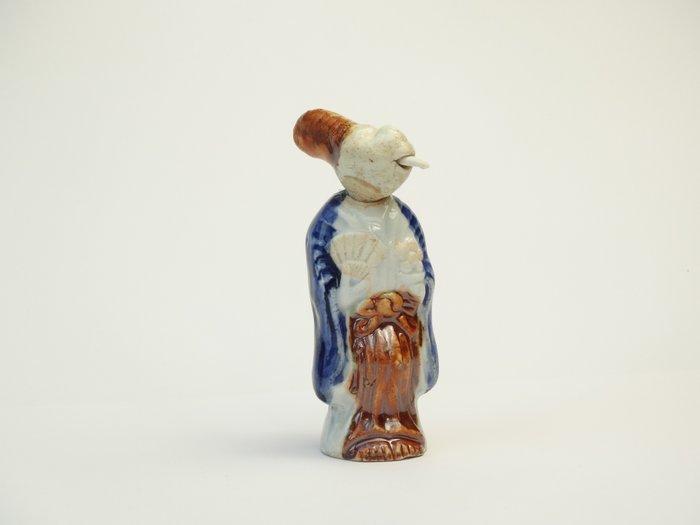 Hirado Netsuke Sanbosa dancing monkey - Porselein - Japan -, Antiquités & Art, Antiquités | Autres Antiquités