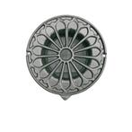 Deurrooster Weckx Retro Rond 18.5 cm Brons (Meer...)