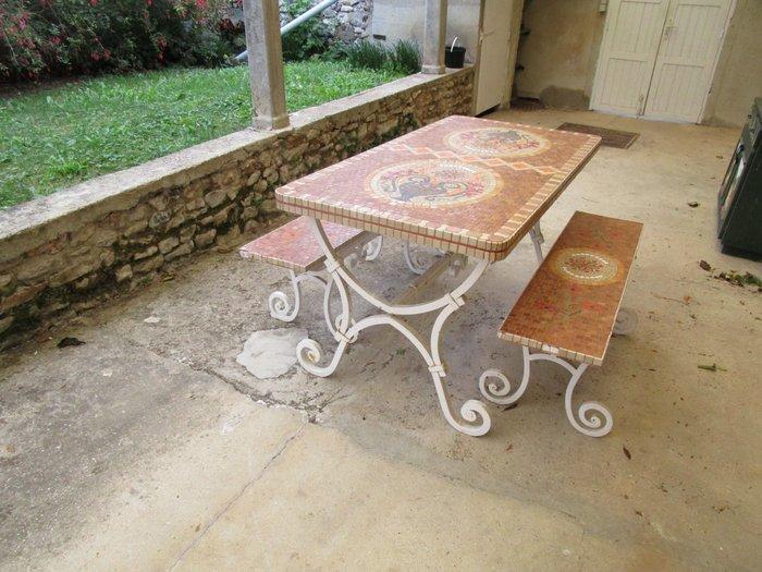 Tuintafel - Smeedijzer, Antiek en Kunst, Curiosa en Brocante