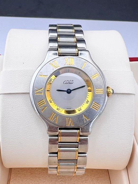 Cartier - Must de Cartier 21 - 1330 - Dames - 1990, Handtassen en Accessoires, Horloges | Heren