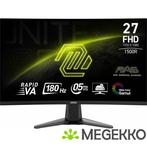 MSI MAG 27C6F 27  Full HD 180Hz Curved VA Gaming Monitor, Verzenden, Nieuw