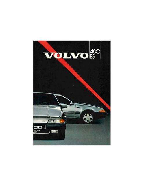 1987 VOLVO 480 BROCHURE NEDERLANDS, Boeken, Auto's | Folders en Tijdschriften