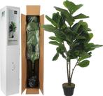 NIEUW - Kunstplant Ficus Lyrata 120 cm, Maison & Meubles, Verzenden