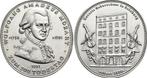 Ovale Ar-medaille 1991 Musik Mozart, Wolfgang Amadeus 175..., Postzegels en Munten, Verzenden