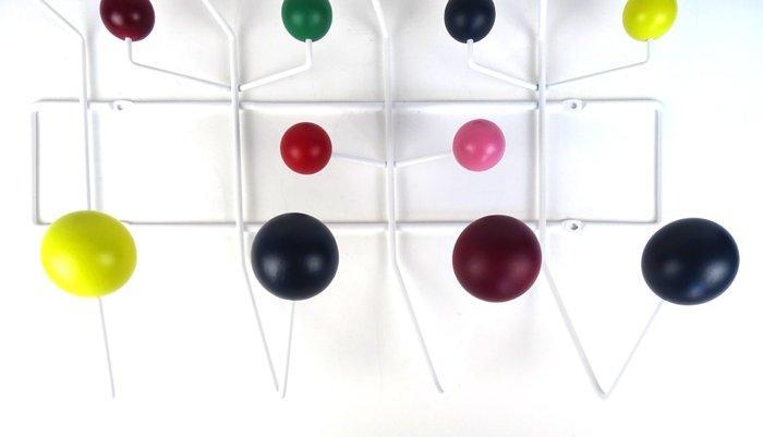 Kapstok - Kleurrijke wandgemonteerde kapstok met houten, Antiek en Kunst, Kunst | Designobjecten