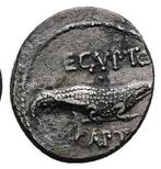 Romeinse Rijk. Augustus (27 v.Chr.-14 n.Chr.). Denarius RARE, Timbres & Monnaies
