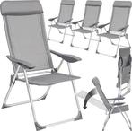 2dekans | tectake® Set van 4 Tuinstoelen met Hoge Rugleuning, Tuin en Terras, Ophalen of Verzenden, Nieuw