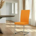 Leren eetkamerstoel Dry - Toledo Mandarin (oranje) -, Ophalen of Verzenden