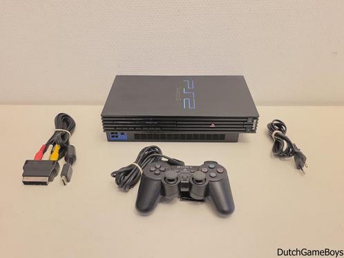 Playstation 2 / PS2 - Console - Fat Black + Controller, Games en Spelcomputers, Spelcomputers | Sony PlayStation 2, Gebruikt, Verzenden