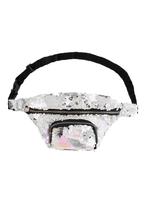 Heuptasje Rond Voorvak Pailletten Regenboog Zilver Heuptas S, Handtassen en Accessoires, Tassen | Damestassen, Ophalen of Verzenden