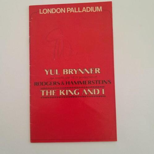 The King and I - 1979 London Palladium Program (signed in, Verzamelen, Film en Tv