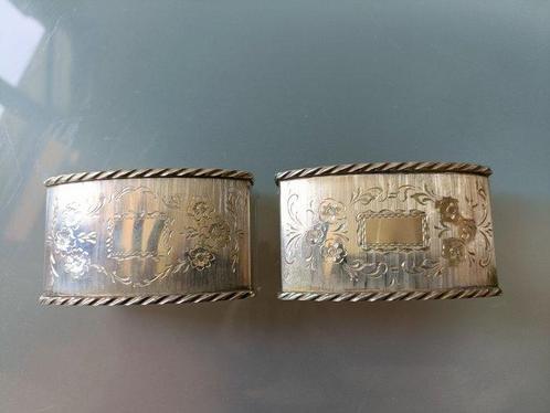 Servetring (4) - argento 800 verguld, Antiek en Kunst, Antiek | Zilver en Goud
