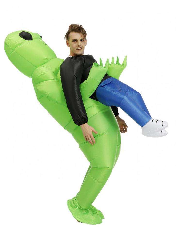 KIMU® Opblaas Kostuum Gedragen Door Alien Opblaasbaar Pak Al, Vêtements | Hommes, Costumes de carnaval & Vêtements de fête, Enlèvement ou Envoi