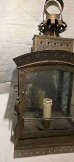 Lantaarn - Messing - Wandlantaarn, Antiek en Kunst