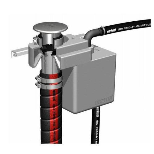 Bieden: Vetus fuel splash-stop 51mm cap 38/51mm hose, Watersport en Boten, Bootonderdelen, Ophalen of Verzenden