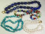 Turquoise, lapis lazuli, perles naturelles et verre de, Antiquités & Art