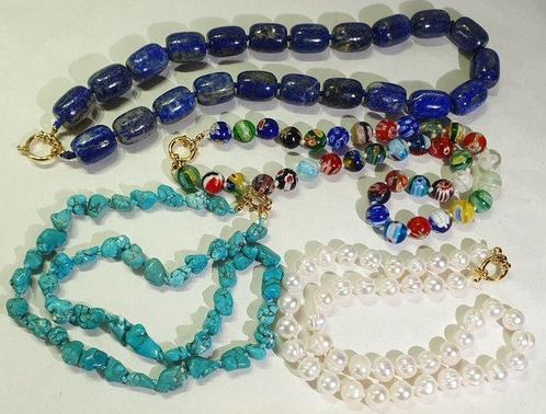 Turquoise, lapis lazuli, perles naturelles et verre de, Antiquités & Art, Antiquités | Livres & Manuscrits