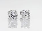 Boucles doreilles cloutées - 14 carats Or blanc -  2.10ct.