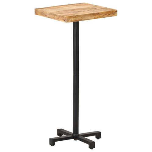 vidaXL Table de bar Carrée 50x50x110 cm Bois de manguier, Maison & Meubles, Tables | Tables à manger, Neuf, Envoi