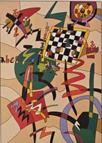 Ugo Nespolo (1941) - Chess board - Scacchiera