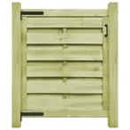vidaXL Poort 100x100 cm groen geïmpregneerd grenenhout, Tuin en Terras, Verzenden, Nieuw