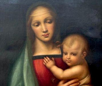 Raffaello Sanzio (1483–1520), Navolger van - Madonna del, Antiek en Kunst, Kunst | Schilderijen | Klassiek
