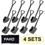Fako Bijoux® - Dessert Bestek - Schep & Schop - 8 Lepels -