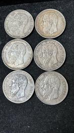 Belgique. Léopold II. 5 Francs (Sans prix de réserve)