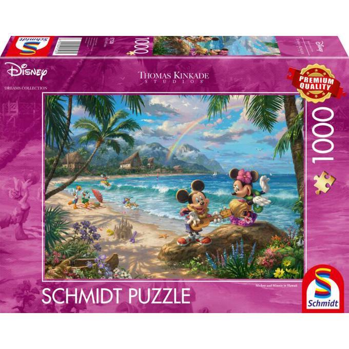 Disney Dreams Puzzel Mickey & Minnie Mouse in Hawaii (1000 s, Verzamelen, Disney, Ophalen of Verzenden