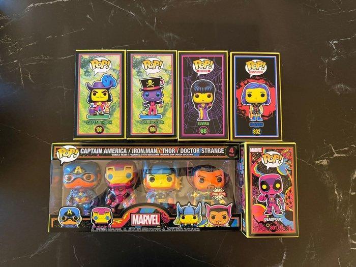 Funko - Funko Pop Black Light: Marvel Captain America,, Antiquités & Art, Antiquités | Jouets