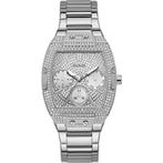 GUESS GW0104L1 Dames Horloge 38 mm - Zilverkleurig, Handtassen en Accessoires, Verzenden, Nieuw