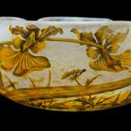 Daum Nancy - Kom - Glas - Oncidium orchideeën kom, Antiek en Kunst