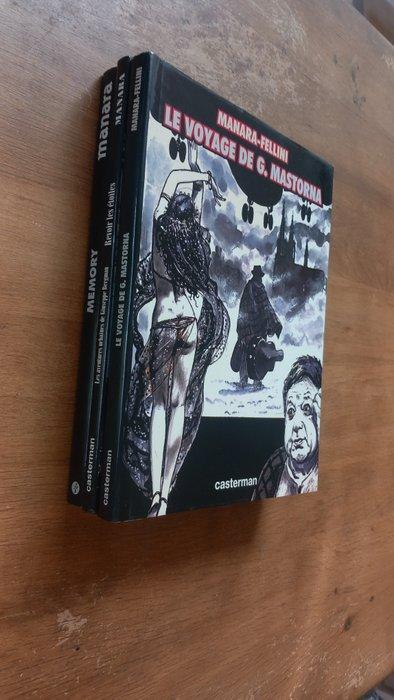 Milo Manara - 3x C + 3x jaquette - 3 Album - Eerste druk -, Boeken, Stripverhalen