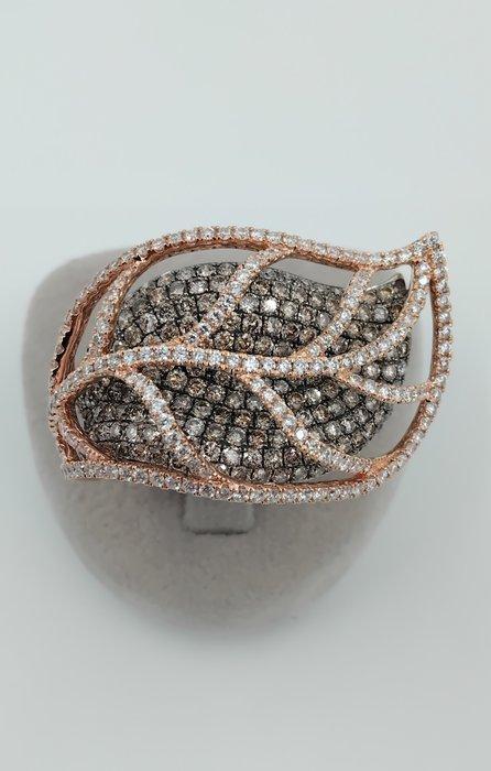 Other brand - Cocktailring - 18 karaat Roségoud, Witgoud, Handtassen en Accessoires, Antieke sieraden