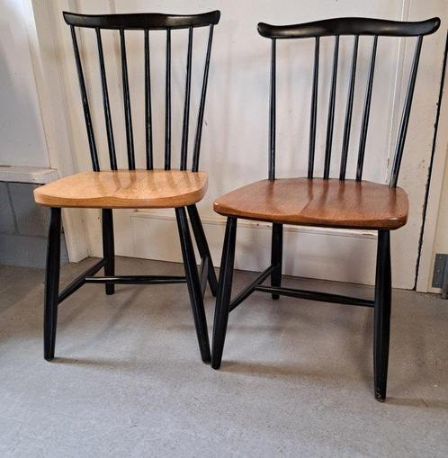 Haga Fors - Eetkamerstoel - Spijlenstoel - Hout - Twee, Antiek en Kunst, Kunst | Designobjecten