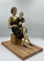Ugo Cipriani (attr.) - sculptuur, Art Déco - 32 cm - Metaal