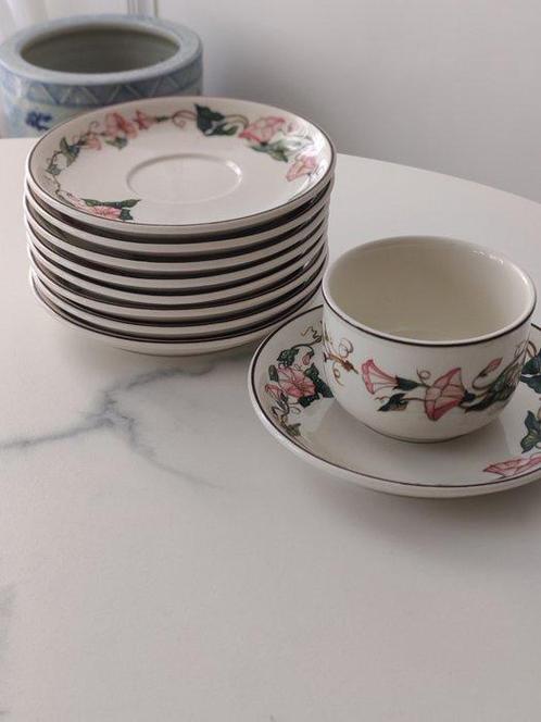 Villeroy & Boch - Soucoupe (11) - Palerme - Porcelaine, Antiek en Kunst, Antiek | Meubels | Tafels