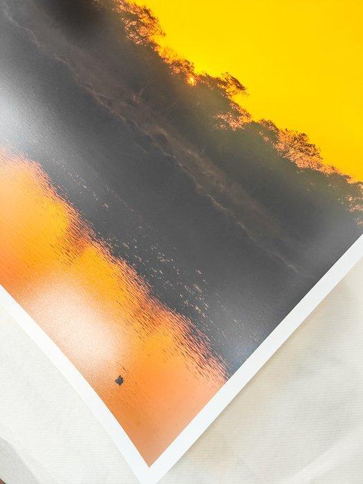 Viet Ha Tran - Sunset in Chitwan, Antiek en Kunst, Kunst | Designobjecten